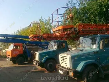 Фото №0 Аренда автовышки (автогидроподъемника) Пожтехника АПТ-22 шасси ЗИЛ-433362, Домодедово