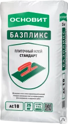 Фото №0 Плиточный клей Стандарт ОСНОВИТ БАЗПЛИКС АС10 (Т-10), 25 кг/уп