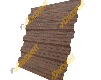 фото Профнастил НС-35 0,5 Printech Antique Oak (Античный дуб)