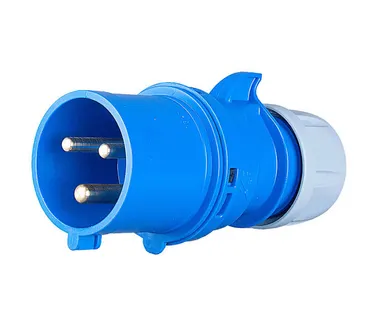 фото Кабельная Вилка серии Shark IP44 PCE (ПЦЕ) 32А/230V/1P+N+E/IP44