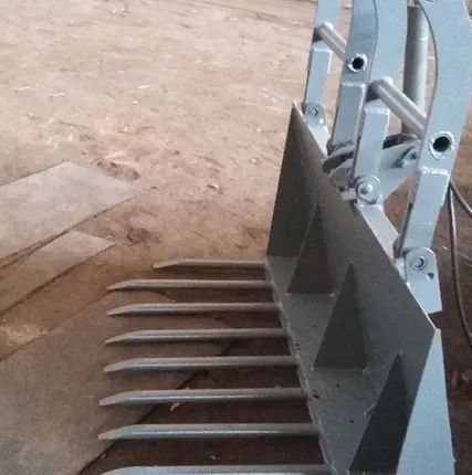 Фото №2 Вилы с прижимом на фронтальный погрузчик экскаватор-погрузчик мини-погрузчик