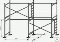 Фото №0 Рама с лестницей для строительных лесов