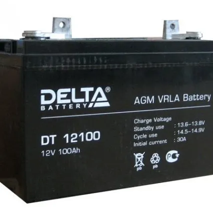Фото №0 Аккумулятор Delta DT 12100 (12V 100Ah)