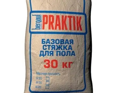 фото Базовая стяжка для пола М 200 Бергауф Практик