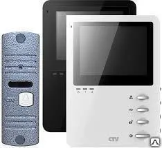 Фото №0 Видеодомофон CTV-DP1400M (W/B) (Видеопанель в комплекте)