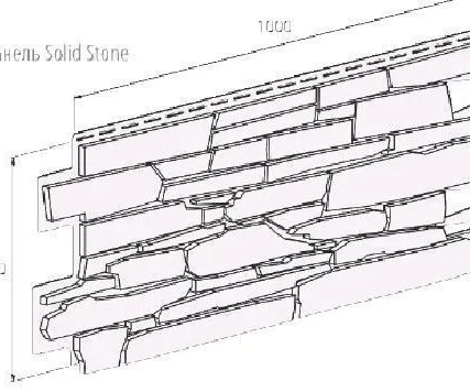 Фото №0 Панель фасадная VOX Solid Stone Calabria камень глиняный 42х100см, S=0,42м²
