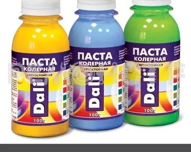 фото Паста колерная &#39;DALI&#39; РОГНЕДА 0,1кг (черный) (8) ВМ