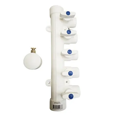 Фото №0 Коллектор MeerPlast 40х20 с воздухоотв. MeerPlast синий