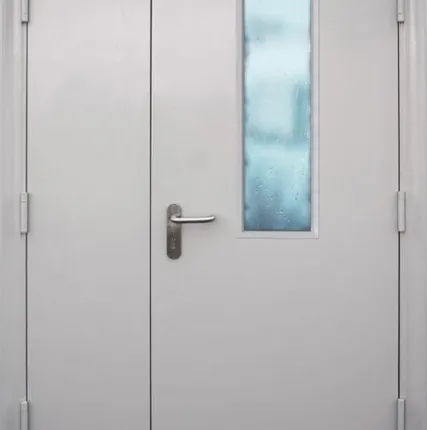 Фото №0 Двери противопожарные EI-60 ОСТЕКЛЁННЫЕ в одной створке (НЕСТАНДАРТ).