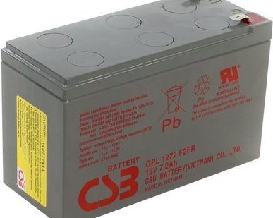 фото Аккумуляторная батарея CSB GPL1272 (12В 7,2Ач)
