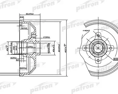 фото PDR1115 Барабан тормозной