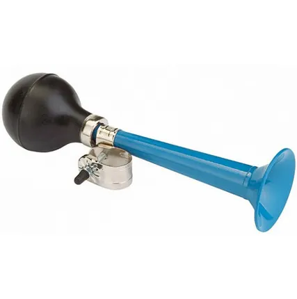 Фото №0 Клаксон 85B-02 сталь/резина чёрно-голубой