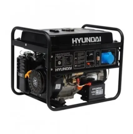 Фото №0 Бензиновый генератор Hyundai HHY 7000FE + колеса