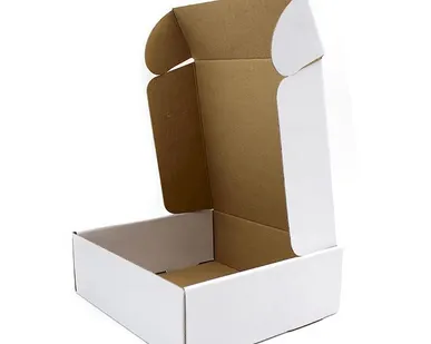 фото Короб почтовый тип "Е", 265х165х50 мм, Т-23 белый/бурый