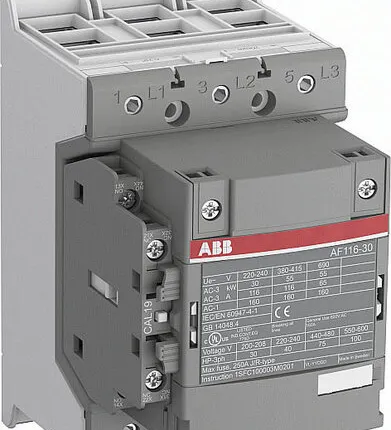 Фото №0 AF116-30-11-13 Контактор 3-х полюсный 116A с катушкой управления 100-250В AC/DC ABB, 1SFL427001R1311