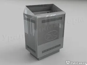 фото Электрокаменка для саун ЭКМ 6/9/1218 (6/9/12/18кВт) нерж. панель
в