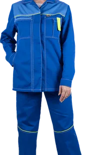 фото Куртка ТУРБО летняя, василек, женская