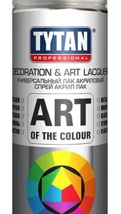 фото Лак TYTAN Краска аэрозольная TYTAN Professional colour 0,4 л лак бесцветная матовая
