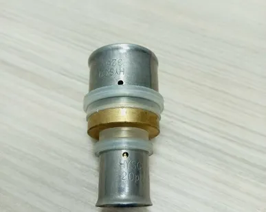 фото Пресс муфта 20 х 32 Hydrosta, редукционная (переходная), соединительная, для обжимного профиля клещей TH, 1 шт