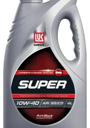 Фото №0 Моторное масло LUKOIL 19192 10W-40 полусинтетическое 4 л