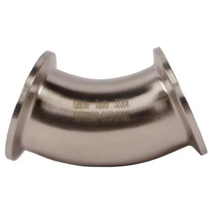 Фото №0 Стальной отвод 45° TRI-CLAMP 1.5”