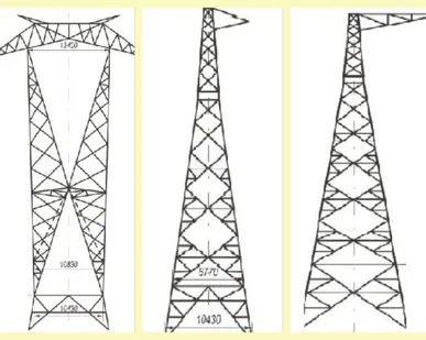 фото Промежуточная металлическая опора П220-2Т+5