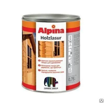 Фото №0 Лак лессирующий Holzlasur, 0.75 л (зеленый, белый)