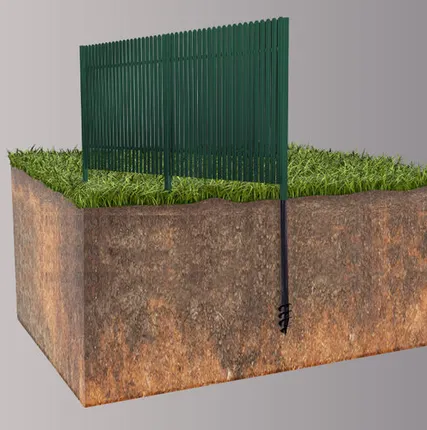 Фото №0 Забор из евроштакетника Finfold 0,45 мм на винтовых сваях "Шурупы"