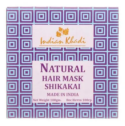 Фото №0 Натуральная маска для волос (hair mask) Шикакай Indian Khadi | Индиан Кади 100г