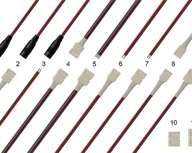 фото Коннектор 8мм/8мм 2-pin для ленты 3528 Jazzway
