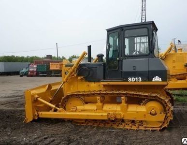 фото Бульдозер SHANTUI SD13 (двигатель КНР-США)+ рыхлитель,вес 14,9тн