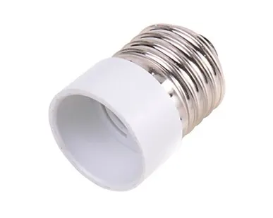 фото Переходник Е14-Е27, белый