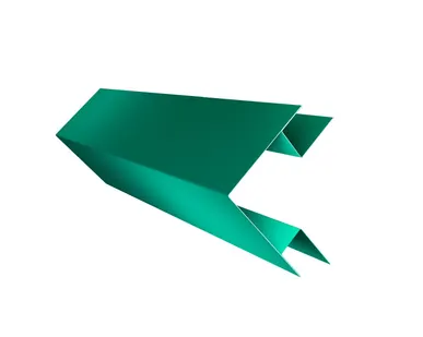 фото Угол внешний сложный 75х75 0,45 PE с пленкой RAL 5021 водная синь