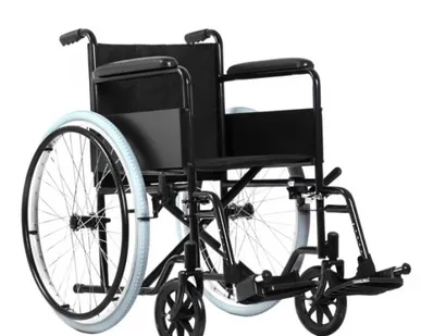 фото Кресло - коляска BASE 100 PU ОРТОНИКА (17", 43 см, 62 см, 17 кг)