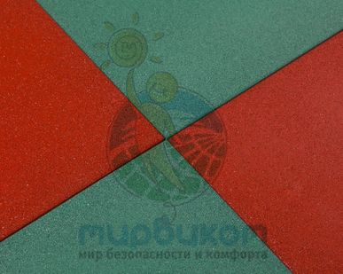 фото Резиновая плитка Рельеф 500х500х40мм