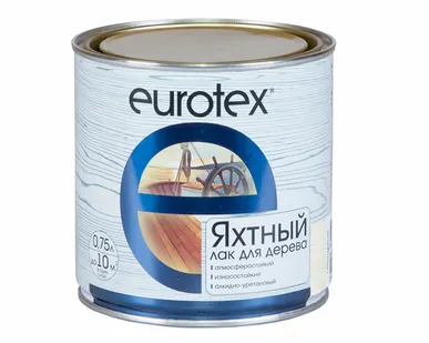 фото Лак яхтный EUROTEX глянцевый, 2 л