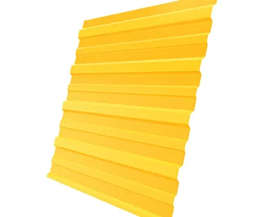 фото Профнастил С-10 0,35 RAL 1018 цинково-желтый 2 м