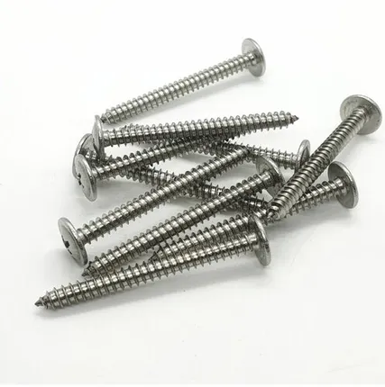 Фото №0 Саморез с прессшайбой 4.8х50 острый из нержавеющей стали А2, 10шт.