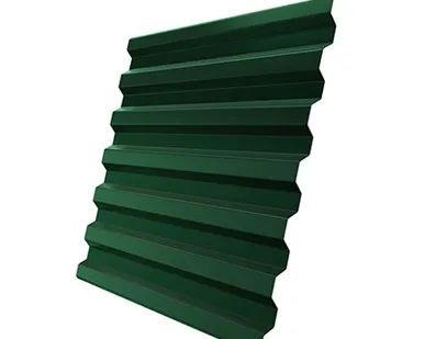 фото Профнастил С-21 0,5 RAL 6005 зеленый мох 2 м