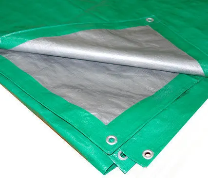 Фото №0 Тент "Тарпаулин" ТПЕ-120/2/3, плотность 120 гр./м2, зеленый