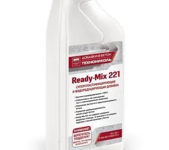 фото Ready-Mix 221 Суперпластификатор добавка в бетон пластификатор ТЕХНОНИКОЛЬ