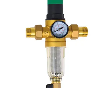 фото Фильтр B-01 с редуктором и манометром стекл. корпус 1/2"