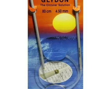 фото 48953 Спицы GLYDON круговые 4,50 мм/ 80 см, пластик PONY