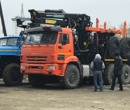 Фото №3 Лесовоз Камаз 43118 2020 г.в. с манипулятором Примлоглифт Лизинг