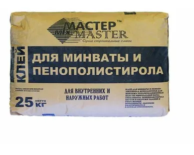 фото Клей для пенополистирола и минваты «Мастер»