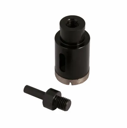 Фото №0 Коронка алмазная 50 мм по керамограниту Серебряная пайка GCB765 TRIO-DIAMOND