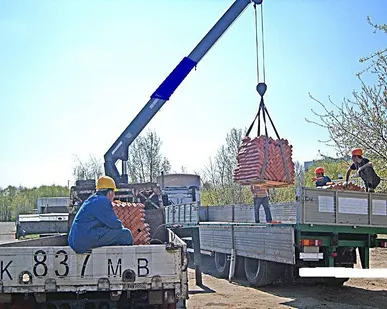 фото Доставка, перевозка, разгрузка строительных материалов