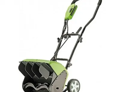 фото Снегоуборщик электрический GreenWorks GES10 (40 cм)