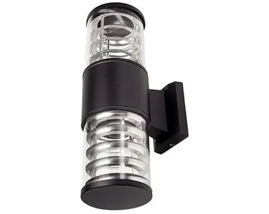 фото Светильник уличный под лампу Е27 UUL-S12A 2x60W-E27 IP65 BLACK архитектурный накладной черный Uniel