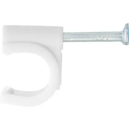 Фото №0 Скобы электроустановочные, 6 мм, круглый профиль, 50 шт. СИБРТЕХ 47516